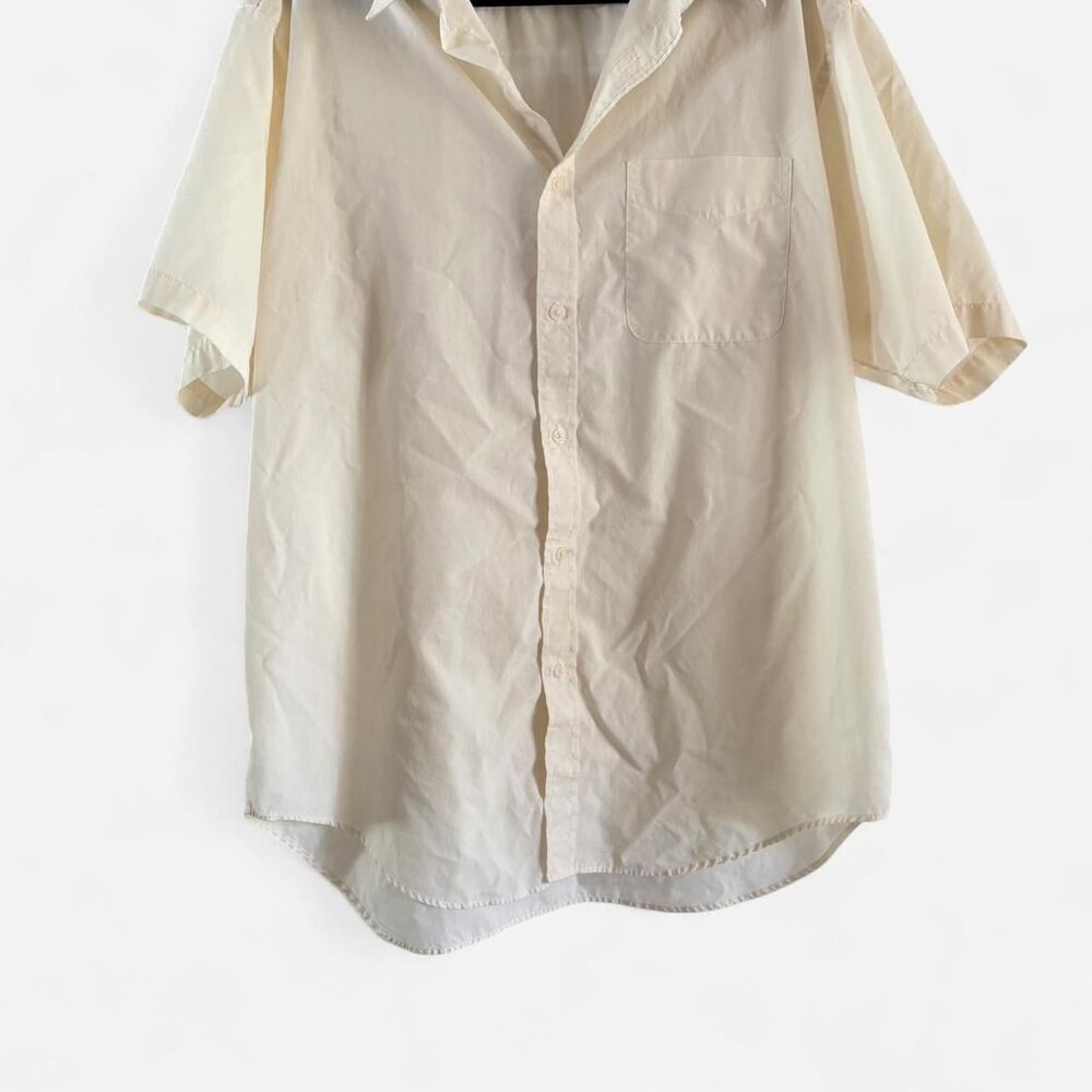 Vintage John Blair Short Sleeve Button-Down Shirt – Size 16-33